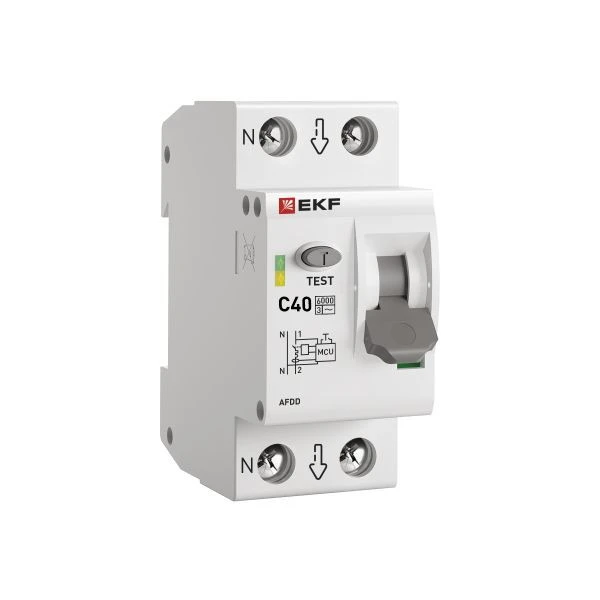 Устройство защиты от дугового пробоя (УЗДП) с автоматическим выключателем 1P+N 40А (C) 6кА EKF PROxima