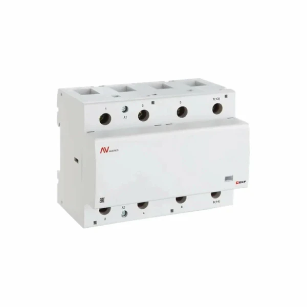 Контактор модульный КМ 100А 2NO+2NC 24VAC (6 мод,) AVERES EKF