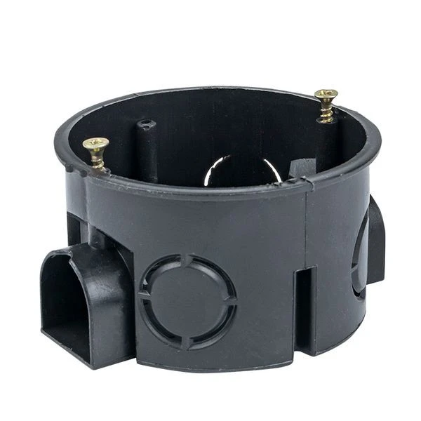 Коробка установочная приборная КМТ-010-044 со стыковочными узлами и саморезами для твердых стен (71x42) EKF PROxima