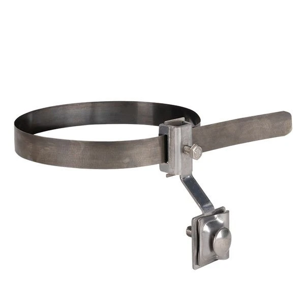 Держатель для труб универсальный D=(0-200) мм CZ полоса нерж, cталь EKF PROxima