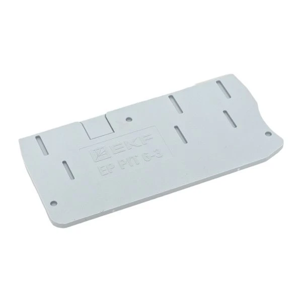 Заглушка для 6 Push-in 3 вывода серая