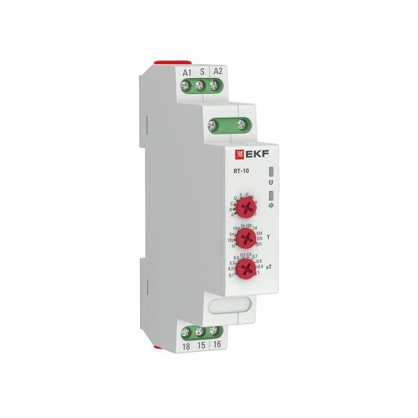 Реле времени (10 устанавл, функц,) RT-10 EKF PROxima