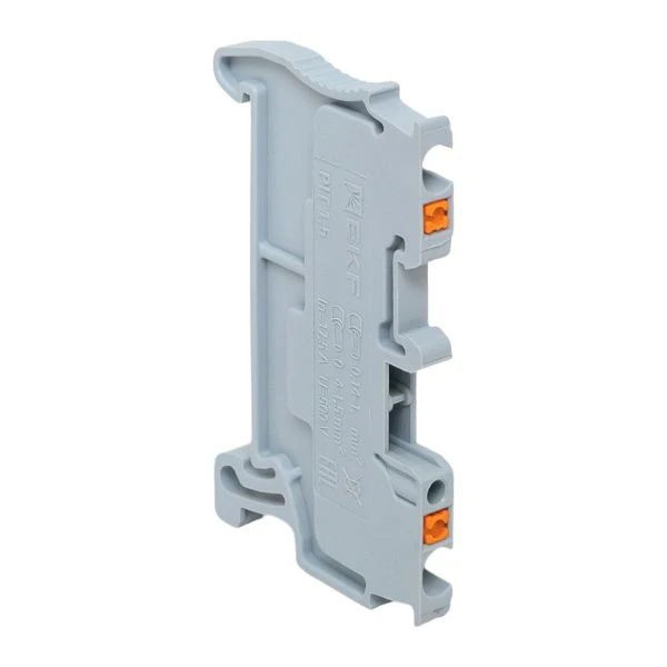 Клемма проходная Push-in 1,5 мм2 серая EKF