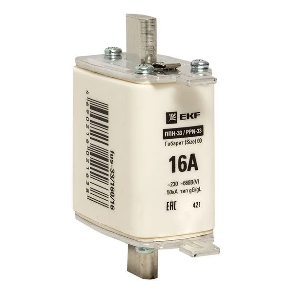 Плавкая вставка ППН-33 160/ 6А габарит 00 EKF