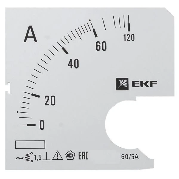 Шкала сменная для A721 60/5А-1,5 EKF PROxima