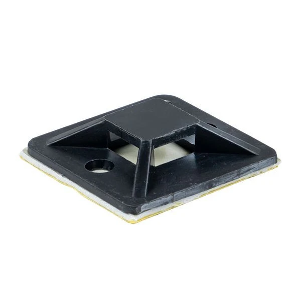 Площадка самоклеящаяся (30x30мм,) черная (100шт,) EKF