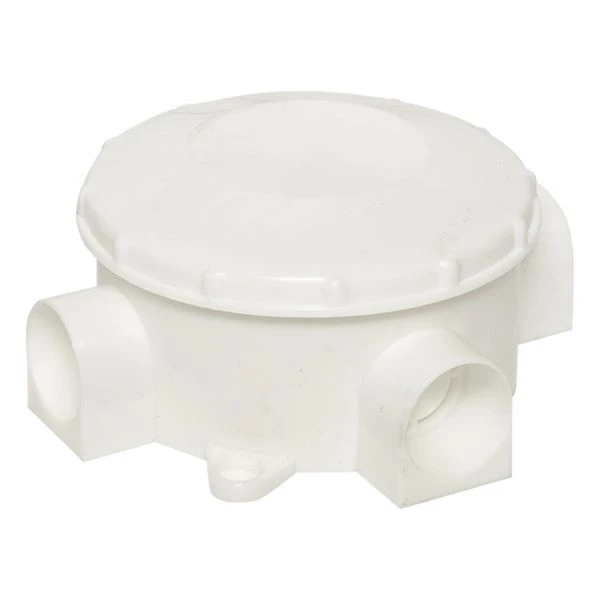 Коробка распределительная КМР-040-040 трехрожковая белая (70x35) EKF PROxima