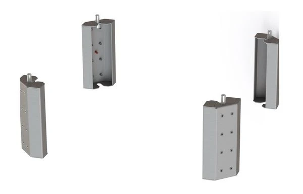 Комплект угловых элементов цоколя В =200 мм, 1 кмп = 4 шт,EKF AleSta