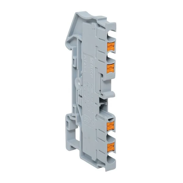 Клемма Push-in 2,5 мм2 4 вывода серая EKF