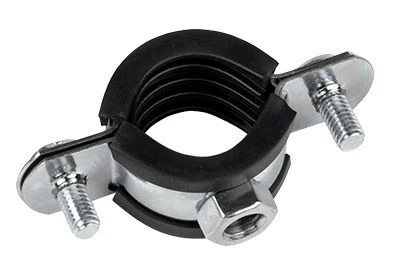 Хомут стальной 3/8" (15-19 мм), с уплотнителем EKF